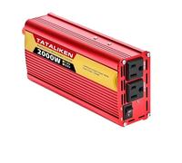 DZSYOHFS Inversor Inversor De Corriente Portátil para Vehículos 12V 60 Hz 24V 600W 1500W 2000W 2500W Enchufe Universal Accesorios para Automóviles. Inversor Onda Pura(12V 2000W 110V)