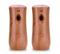 DZUEKOMI Dispensador automático de aerosol ambientador (paquete de 2), dispensador automático de aerosol de pie o montado en la pared para el hogar, interior, baños, oficinas, hoteles y lugares