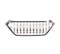 DZWDY Griglia Paraurti Anteriore Compatible con Hyundai para Tucson 2015 2016 2017 2018 Auto Racing Grille Grill Parachoques Delantero Car Styling Hood Radiador Parrilla Superior(Silver)
