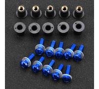 DZWDY Tornillo Parabrisa Moto Compatible con Transalp 600 650 700 750 para XL650 para XL750 para XL600V para XL700V Tornillo De Montaje del Parabrisas De La Motocicleta Arandela(Blue)