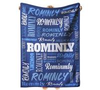 DZWSZ Manta Personalizada con Nombre, Manta Bebe Personalizada, Manta con Nombre Bebe, Regalos Personalizados para Amigas, Mujer, Hombre, Bebes, Parejas, Boda se Adapta a Sofá Dormitorio Sala