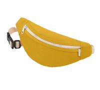 Dzxin Riñonera de Lona para Niños, Bandolera Unisex para Niños y Niñas (Amarillo)