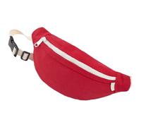 Dzxin Riñonera de Lona para Niños, Bandolera Unisex para Niños y Niñas (Rojo)