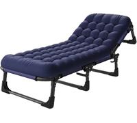 DZYHFCO DUANZEYUQA - Cuna de camping plegable portátil, silla plegable ajustable de 5 posiciones para exteriores, para piscina de camping (F)