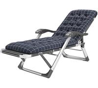 DZYHFCO DUANZEYUQA - Silla de gravedad extragrande XL reclinable para patio, acolchada, plegable, extra ancha, para patio al aire libre junto a la piscina (azul)