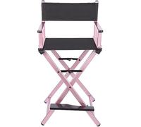 DZYHFCO DUANZEYUQA - Silla plegable de director, aluminio ligero para artistas, entusiastas de los mapas, portátil y rosa (rosa)