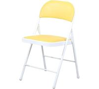 DZYHFCO DUANZEYUQA - Silla plegable para exteriores con asientos acolchados, cómoda, duradera y elegante, opciones multicolores, eventos de fiesta premium (amarillo)