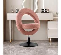 DZYHFCO DUANZEYUQA - Sillas de rotación de 360° para tocador, altura ajustable, plegable en 1 segundo, maquillaje para sala de estar/maquillaje (rosa)