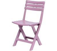 DZYHFCO DUANZEYUQA - Sillas plegables de plástico blanco, paquete de 4 sillas de comedor portátiles para interiores y exteriores (color rosa, 1 unidad)