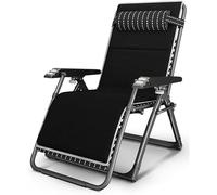 DZYHFCO DUANZEYUQA - Tumbona reclinable para patio al aire libre, plegable, ajustable, portátil, con almohada y masaje (A+cojín a)