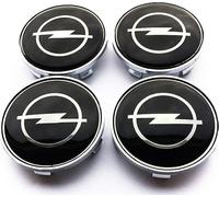 DZYYDS 4 Piezas Coche Tapacubos para Opel Insignia Hatchback 2008-2013,ABS Automóviles Tapas Centrales para Llantas con Coche Logo Emblemas Auto Estilo Accesorios,60mm-Black