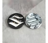 DZYYDS 4 Piezas Coche Tapacubos para Suzuki Ignis 2020-2024,ABS Automóviles Tapas Centrales para Llantas con Coche Logo Emblemas Auto Estilo Accesorios,Black-54mm