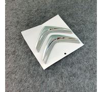DZYYDS Coche Emblema Logo para Citroen C2,ABS 3D Capo Maletero Pegatinas Resistente Corrosión Antioxidante Reemplazo Accesorios,Silver
