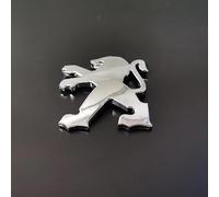 DZYYDS Coche Emblema Logo para Peugeot 207,ABS 3D Capo Maletero Pegatinas Resistente Corrosión Antioxidante Reemplazo Accesorios,Silver-S