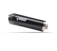 E.002.LZC - Silenciador Escape Mivv OVAL Negro BENELLI LEONCINO 500 (17-25)
