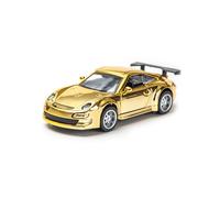 (E) 1/32 Modelo de coche de carreras de aleación Modelo de coche dorado extraíble para niño Juguete