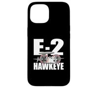 E-2 Hawkeye Tactical Airborne Avión de Alerta Temprana Dibujos Animados Carcasa para iPhone 15