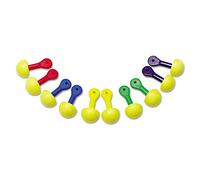 E a R Express Asst colored-grip Pod Plugs, inalámbrico, 25 NRR, YW/Asst, 100 pares