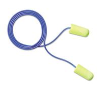 E-A-Rsoft Yellow Neon Soft Foam Earplugs, Corded, Regular Size, 200/Box