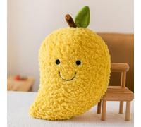 E-ALLDIR Juguete De Peluche De Mango, Cute Mango Plush, Suave Almohada de Peluche de Mango, Frutas de Mango Juguetes de Peluche