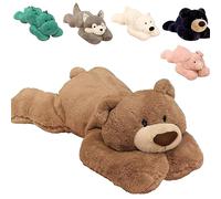 E-ALLDIR Weighted Anxiety Stuffed Animal, Weighted Anxiety Dinosaur Plush Toy Throw PillowWeighted Plushie Cute Soft Stufed Animal Plushies Toy Doll Pillow for Fans Collectible Kids Surprise Gift