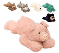 E-ALLDIR Weighted Anxiety Stuffed Animal, Weighted Anxiety Dinosaur Plush Toy Throw PillowWeighted Plushie Cute Soft Stufed Animal Plushies Toy Doll Pillow for Fans Collectible Kids Surprise Gift