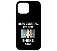 E-Bike con Texto en alemán Carcasa para iPhone 16 Pro MAX