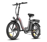 E-bike fafrees f20+ - motor 250w batería 36v20ah neumáticos de 20 pulgadas frenos mecánicos de disco - gris