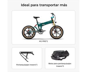 E- Bike Fiido M1 Pro Fat 2025 Edición de Carga