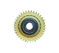 E-Bike Hub Motor engranaje planetario de 36 dientes con 608 rodamientos de nailon de acero inoxidable de bajo ruido, pieza de repuesto de 38 x 38 x 10 mm para bicicleta eléctrica (amarillo)
