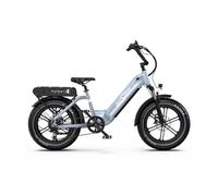 E-bike onesport ot08 - motor 500w batería 48v18ah neumáticos de 20 pulgadas frenos de disco - gris