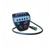 E-Bike - Pantalla LED para motor central Bafang BBS01 para BBS02 M400 M620, protocolo UART 36 V, 48 V, 52 V, fácil control con interruptor de luz y ayuda de deslizamiento para Pedelec