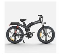 E-bike potente engwe x26 - motor 1000w, batería 1401.6wh, autonomía 100km, color negro