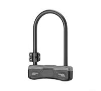 E-Bike U-Lock 14.6mm Grillete de espesor para viajes al aire libre (gris) | Aleación resistente hidráulica, grillete de 14,6 mm de grosor, estructura antipalanca, incluye soporte de montaje, 2 llaves