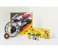 E-BIKERS.IT /DID - Kit de transmisión de cadena, corona y piñón compatible con Yamaha MT07 MT-07 / Tracer - XSR 700
