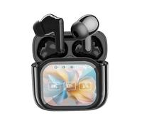 (E, Black) 2025 Noise Cancelling Wireless Earbuds 60H Battery Touch Screen Custom Sound Find My Earbuds Remote Photo