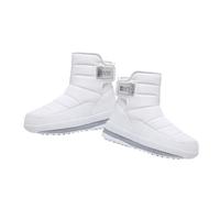 E Botas de Invierno Cálidas y Gruesas, Zapatos Altos de Exterior y Botas Grandes Antideslizantes, Color blanco., 39 EU