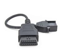 E-Car Connection Cable Adaptador de diagnóstico OBD de 8 Pines a OBD2 de 16 Pines para Camiones Volvo