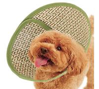 E Collar para gatos Perros, Cono de gato transpirable para mascotas pequeñas y medianas, Collar de perro tejido natural para perros Gatos, Collar E Conos de gato para dejar de fumar Abbto