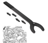 E-cowlboy Herramienta de contrasoporte para Rueda de árbol de levas, Llave de sujeción para VW, Seat VAG OEM 3036 T10172, contrasoporte Universal para Rueda de cigüeñal