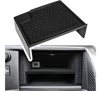 E-cowlboy Soporte de bandeja de almacenamiento para salpicadero para Chevrolet Corvette C7 Z06 Z51 ZR1 Stingray Grand Sport 2014 2015 2016 2017 2018 2019 Accesorios interiores Dash Organizador estante contenedor negro