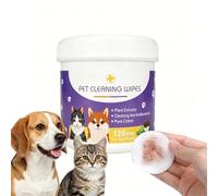 E EMZHOLE 120 toallitas para ojos para perros y gatos, toallitas quitamanchas de lágrimas para mascotas, almohadillas de lavado de ojos para perros y gatos, cara, evita manchas de lágrimas, desechos