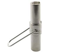 E-Excepcional herramienta de agarre de escudo de seguridad CATV para RG6 RG59 RG11 F cable coaxial conector funda de llave