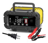 E-FAST LiFePO4 20A 12/24 V Cargador de batería de plomo y ácido totalmente automático para coche con reparación, para AGM, STD, gel