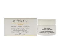 e.fek.tiv Beauty Wild Ginger Amazing Eye Cream - Potenciador de colágeno - Crema hidratante e hidratante - Crema iluminadora para ojos - Vegana - Sin sulfatos - Cuidado de la piel para hombres y