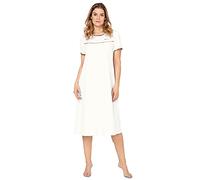e.FEMME® Camisón de mujer Nicole II 946 de 50% algodón y 50% modal, crudo, 56