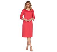 e.Femme Camisón para mujer Dolly 1790 de algodón, rojo coral, 44