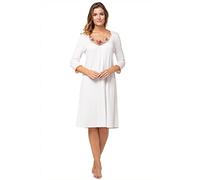e.Femme® Camisón para mujer Lydia 752 de 50% algodón y 50% modal, crudo, 52