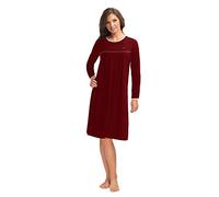 e.FEMME® Camisón para mujer Nicole II 869 de 50% algodón y 50% modal, burdeos, 44