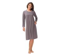 e.FEMME® Camisón para mujer Nicole II 869 de 50% algodón y 50% modal, pardo, 44